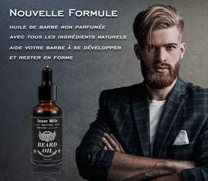 Kit de toilettage <span class=keywords><strong>pour</strong></span> hommes, soins <span class=keywords><strong>pour</strong></span> <span class=keywords><strong>la</strong></span> <span class=keywords><strong>barbe</strong></span>, organique, boîte métallique, Premium, <span class=keywords><strong>coffret</strong></span> cadeau - Product Image 4