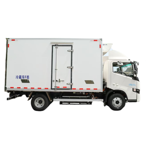 China 0km Gebrauchter Kühltransporter 5 Tonnen Fleischtransport-Kühlfahrzeug Elektroauto für Gefrorenes Fleisch und Hähnchen - Product Image 1
