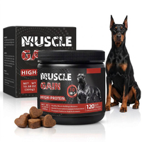 Compléments et vitamines pour chiens Waylemo, comprimés à mâcher pour développer les muscles, protéines de lactosérum, acides aminés, soins de santé pour animaux de compagnie