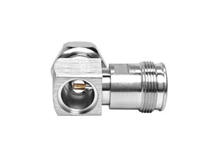 Adaptateur à angle droit 90 degrés 4.3-10 mâle vers 4.3-10 femelle 50 Ohm à <span class=keywords><strong>faible</strong></span> perte pour antennes 5G/LTE/<span class=keywords><strong>GSM</strong></span> - Product Image 6