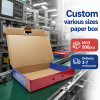 Boîte d'emballage personnalisée en carton ondulé FSC RoHS ISO pour accessoires de torches de soudage extra-larges, type colis d'expédition aérien