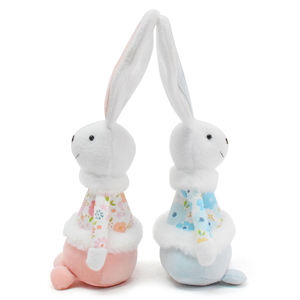 Decorações de Mesa para Festa de Páscoa Estilo Fazenda Artesanal, Presentes de Coelhos, Adorável Boneco de Coelho de Páscoa - Product Image 4