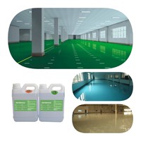 Revêtement époxy polyaspartique pour sols de garage Terrains de basket extérieurs Surfaces en béton-pour le travail du bois et l'emballage