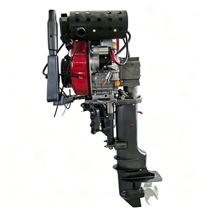 <span class=keywords><strong>Moteur</strong></span> hors-bord diesel 4 temps refroidi par air 18 CV, couple élevé, économe en carburant, pour bateaux de pêche et de travail - Product Image 4