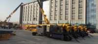 Grue à tour mobile pliable 25m 3 tonnes avec commande mobile et rotation