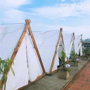 כותנה חוף צל אוהל אוהל מסיבת אוהל חיצוני אוהלי יוקרה מלון נופש