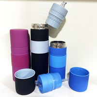 Botol Termos Yerba Mate Vakum Lapis Ganda Stainless Steel 500ml Berlapis Karet, Terbaru, Laris di Argentina
