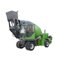 Promotion : Camion malaxeur à béton mobile diesel 4x4 automatique auto-chargeur ISO CE de 2m³, 3m³, 4m³, 5.5m³ à vendre