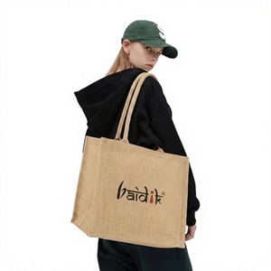 Custom Logo Design Possible Highest Selling High Quality Reusable Fashion Canvas Shopping Bags <b>Large</b> Capacity Letter <b>Print</b> - Product Image 1