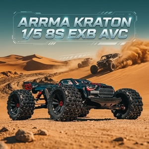 ARRMA KRATON 1/5 8S EXB AVC 4X4 RTR, Camioneta Monstruo sin Escobillas, 50+ MPH, Auto RC Todoterreno de Alta Velocidad con Tecnología SMART ARA5810V2 - Product Image 1