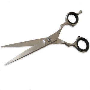 Ciseaux à cheveux Inoue Kazaku, 6 pouces, ciseaux plats en acier inoxydable, lame tranchante, coiffure professionnelle, manche long - Product Image 1