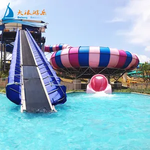 Waterpark Apparatuur Waterpark Glijbaan Indoor Glasvezel Waterglijbaan Mini Waterpark Pretpark Games Te Koop