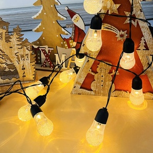 Chất Lượng Cao Ip65 Ngoài Trời Năng Lượng Mặt Trời Bong Bóng Bóng Chuỗi Đèn Không Thấm Nước LED Cổ Tích Trang Trí Đèn Số Lượng Lớn Nhựa Cho Kỳ Nghỉ Đảng - Product Image 6