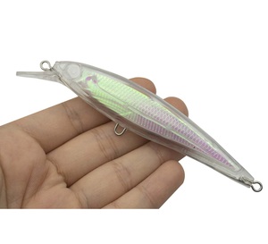 Meistverkaufter unlackierter Angelköder 114mm 11g Blanko-Crankbait-Köder Künstlicher Köderkörper 366 auf Lager Kostenlose Augen 114MM Fein - Product Image 1