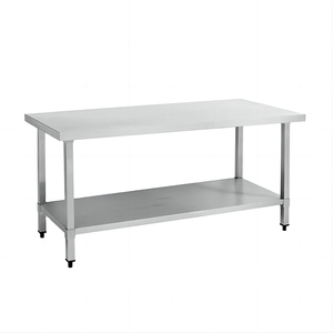 Tavolo da lavoro ristorante commerciale tavolo da cucina in acciaio inox panca da cucina - Product Image 1
