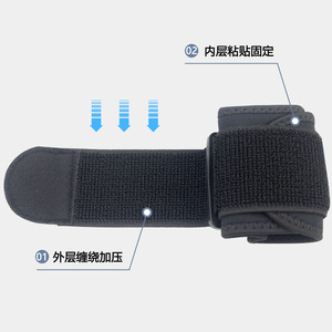 Elbow Brace Joint Sleeve Breathable Adjustable Pressure Open Style Strap On For Fitness Health Massage Unisex Adult - Product Image 4