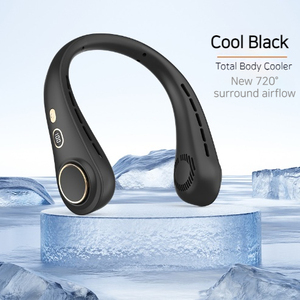 Neck fan charging summer digital display electric ventilation bladeless neck belt fan neck cooling fan - Product Image 2