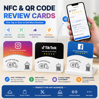 Carte NFC programmable économique pour paiement, contrôle d'accès et clé d'hôtel, en PVC durable et étanche, avec avis Google