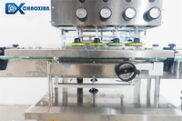 Machine de dosage de liquides en bouteille de verre de 8 oz à haute précision, ligne de remplissage et de bouchage automatique servo-volumétrique pour huiles
