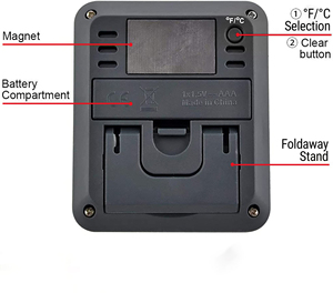 Termómetro Higrómetro Digital Magnético para Interiores - Product Image 5