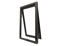Ventanas Modernas de la Serie 55, Ventanas Corredizas de Apertura Inferior, Ventanas de Apertura Simple con Rotura de Puente Térmico de Aluminio para Casas Modernas