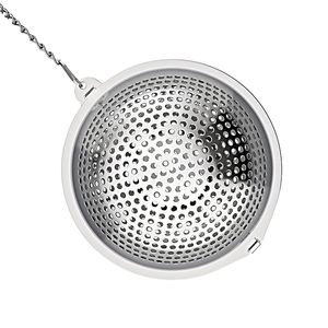 Infuseur à thé en acier inoxydable 304, finition polie moderne, écologique, filtre à thé, boule à thé - Product Image 5