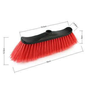 Wholesale Escobillones Fbrica En China Floor Wiper Plastic Brush Sweeping Cleaning Boom Stick Palos De Escoba Magica PP Broom