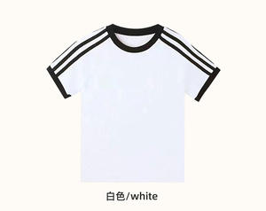 <span class=keywords><strong>Camiseta</strong></span> Retro Americana con Estampado de Tres Barras en Contraste de Color para Mujer, Verano <span class=keywords><strong>2024</strong></span>, Manga Corta, 'Hot Girl', Algodón, Secado Rápido, Transpirable - Product Image 6