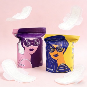 Envío Gratis, Artículo de Venta al por Mayor en Línea de Alibaba, Toallas Sanitarias Biodegradables de Fábrica, Algodón Orgánico, Toallas Sanitarias Absorbentes para Mujer - Product Image 4