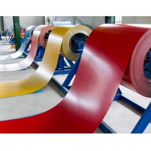 ขดลวดเหล็กเคลือบสังกะสีพิมพ์ลาย ppgi ขนาด0.4มม. สำหรับแผ่นหลังคาโลหะ - Product Image 1