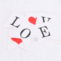 I LOVE YOU MARRY ME-banderines de papel con letras en forma de corazón, banderines de San Valentín, propuesta de boda, decoraciones para fiesta nupcial