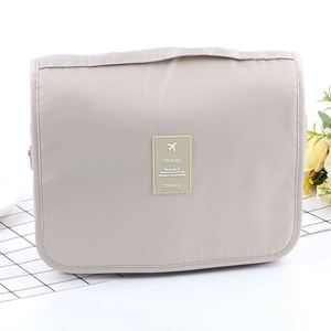 Personal High Quality Unisex Hanging Zipper Fabric Cosmetic <b>Bag</b> Organizer Three-Layer <b>Foldable</b> Water Resistant Modern Bathroom - Product Image 4
