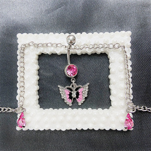 Chaîne de corps africaine en acier inoxydable, résistante au ternissement et étanche, motif papillon, sexy, pour le ventre et la taille - Product Image 4