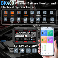 Testeur de batterie 12V BT 4.0 BK400, outil de diagnostic pour Android IOS iphone, analyseur numérique, unités de mesure de batterie