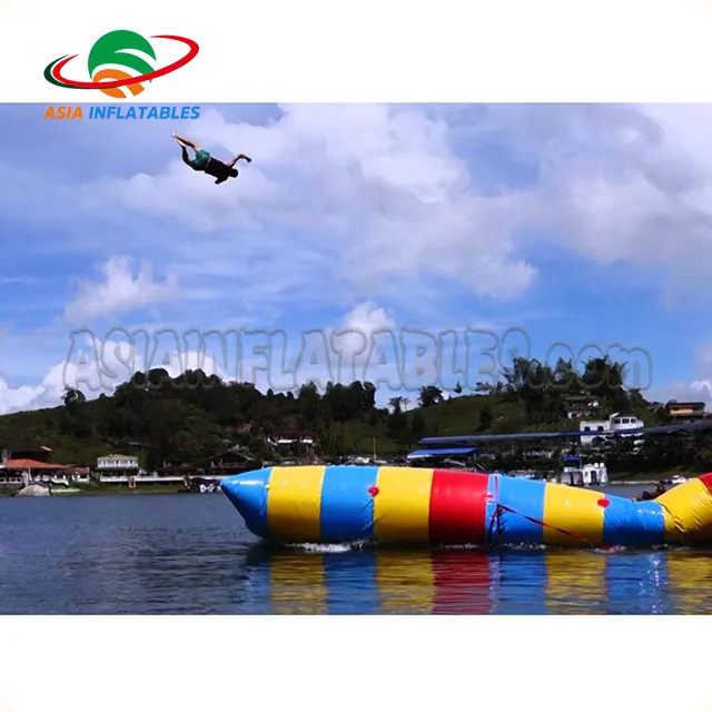 Funny Human Water Catapult Inflatable Water Blob for water play equipment