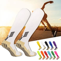 Chaussettes de football antidérapantes pour jeunes enfants, compression légère, protection, logo personnalisé, vente en gros pour garçons