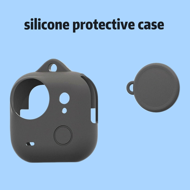 Silicone Drop Protection Case for Insta360 GO Ultra Action Camera, Vlog High-Definition 4k Thumb Pocket Camera Protection Set