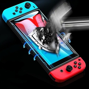 Vente flash - Protection d'écran en verre trempé transparent HD 9H 2.5D pour Nintendo Switch OLED Lite Switch - Product Image 4