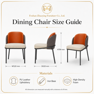 Silla de Comedor Comercial, Tapizada en Cuero PU, Base de Hierro, Espuma de Alta Densidad, Muebles para <span class=keywords><strong>Restaurante</strong></span>, Cafetería, Hotel, OEM - Product Image 3