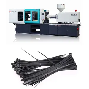 injection molding machine for nylon cable ties plastic material factory with mould maker