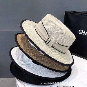 Sombrero <span class=keywords><strong>de</strong></span> Sol <span class=keywords><strong>de</strong></span> Primavera/Verano, Sombrero Plano <span class=keywords><strong>de</strong></span> Piel <span class=keywords><strong>de</strong></span> Primera Calidad, Estilo Pescador, Ajustable, con Ala Ancha para Viajes a la Playa - Product Image 4