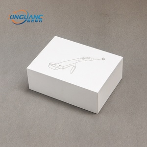 High Quality Lid and Base White Cardboard Gift Paper <b>Boxes</b> With EVA Insert for Lipstick/Perfume/Cosmetic Packaging - Product Image 4