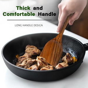 Juego de Utensilios de Cocina Portátiles y Duraderos de 10 Piezas, Hechos a Mano, de Madera de Teca Natural, Estilo Americano, con Herramientas de Cocina Antiadherentes - Product Image 6