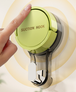 2026 Powerful Vacuum Suction Cup <b>Hooks</b> Heavy Duty Removable Reusable Waterproof Wall Hanger For Bathroom Kitchen Towel Robe No D - Product Image 2