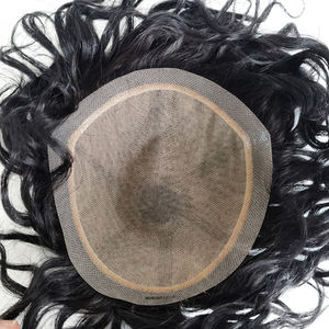 Sistema de Reemplazo Capilar con Base de PU y <span class=keywords><strong>Cabello</strong></span> Humano Natural con Cuero Cabelludo Realista para Hombres - Product Image 4