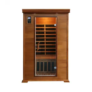 Adult Sauna Hot Far Infrared Digital Computer Dual Control Panel 1750W Wood Stove For Sauna Equipments