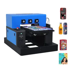 Jetvinner Desktop Flat Bed Inkjet Printing Machine A3 A2850 Max A3 Led Uv Flatbed Printer