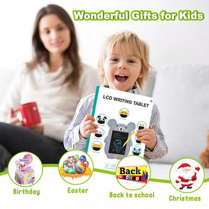 Fabrika toptan 8.5 inç silinebilir eğitici oyuncaklar karikatür grafik çizim kurulu LCD boyama aracı ped çocuklar için - Product Image 5