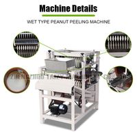 Machine à peler les haricots, les pois et les arachides au prix d'usine, machine à peler les haricots au Nigéria
