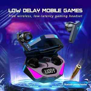 Écouteurs sans fil RGB pour Gamer, Casque de jeu, Écouteurs intra-auriculaires X15 - Product Image 2